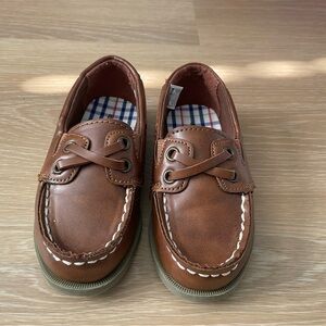 Brown Kids Boat Shoes